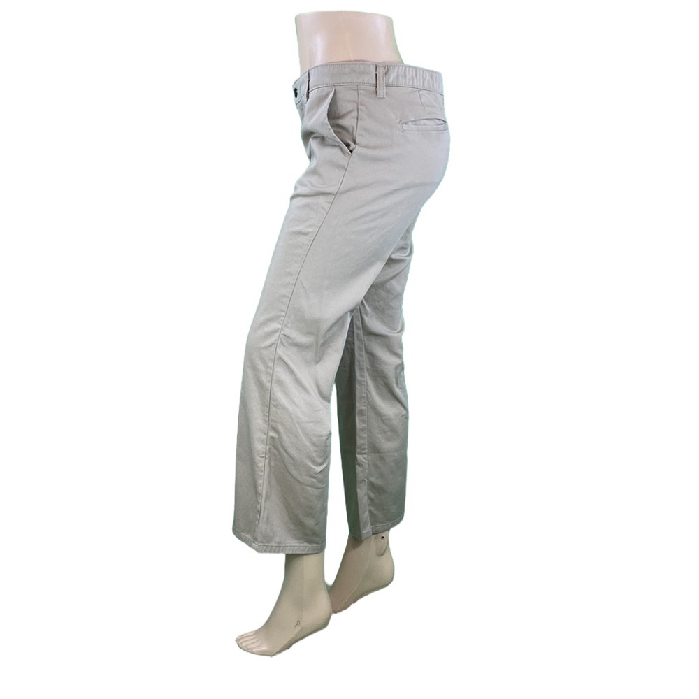 Dickies Women Petite Khaki Slim Bootcut Pants - Picture 11 of 15